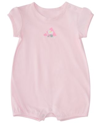 Baby Girls' Short-Sleeve Graphic Shortie Romper