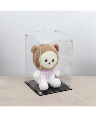 YIGII Clear Acrylic Display Box for Collectibles, Easy Assembly