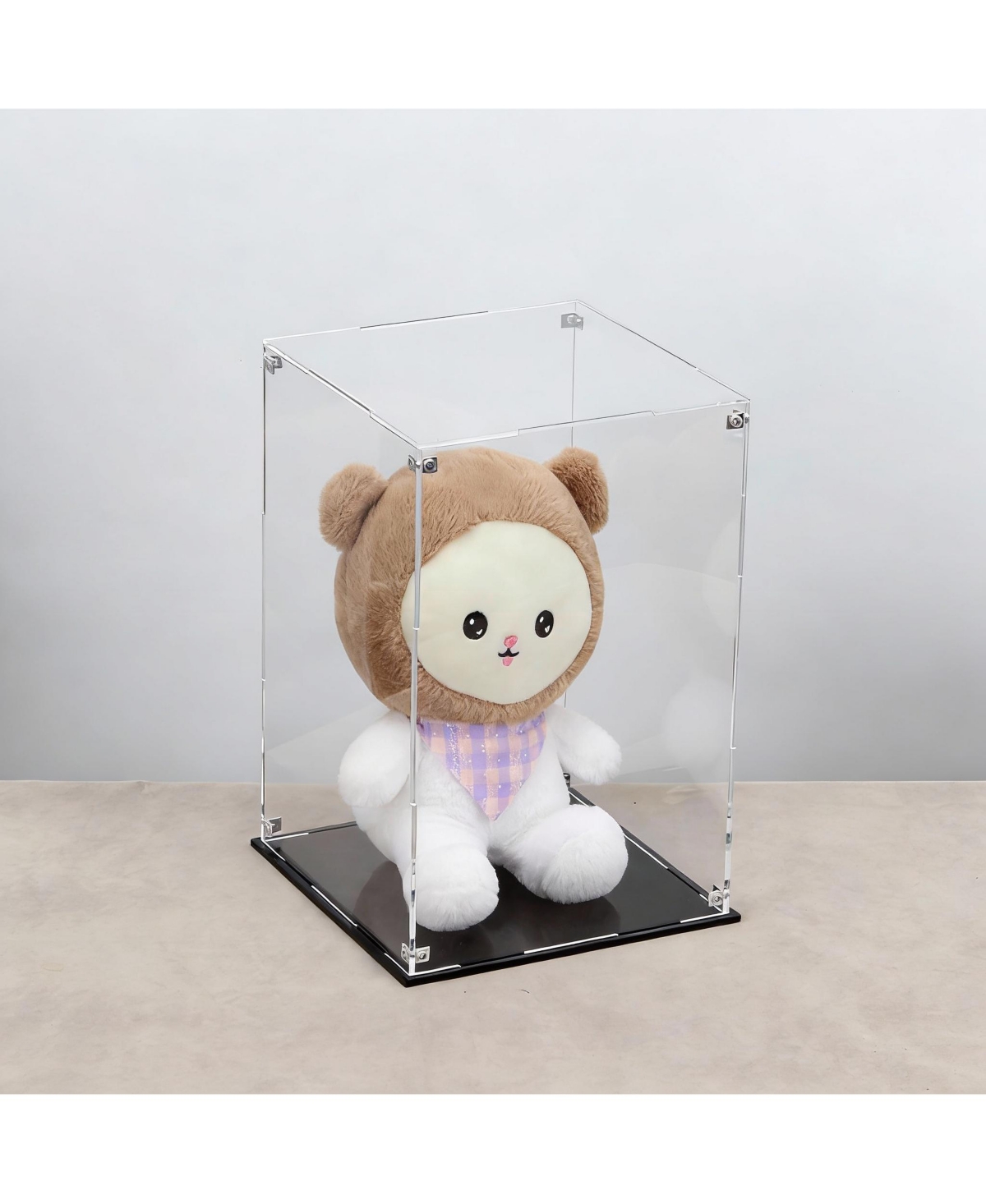 Yigii Clear Acrylic Display Box for Collectibles, Easy Assembly