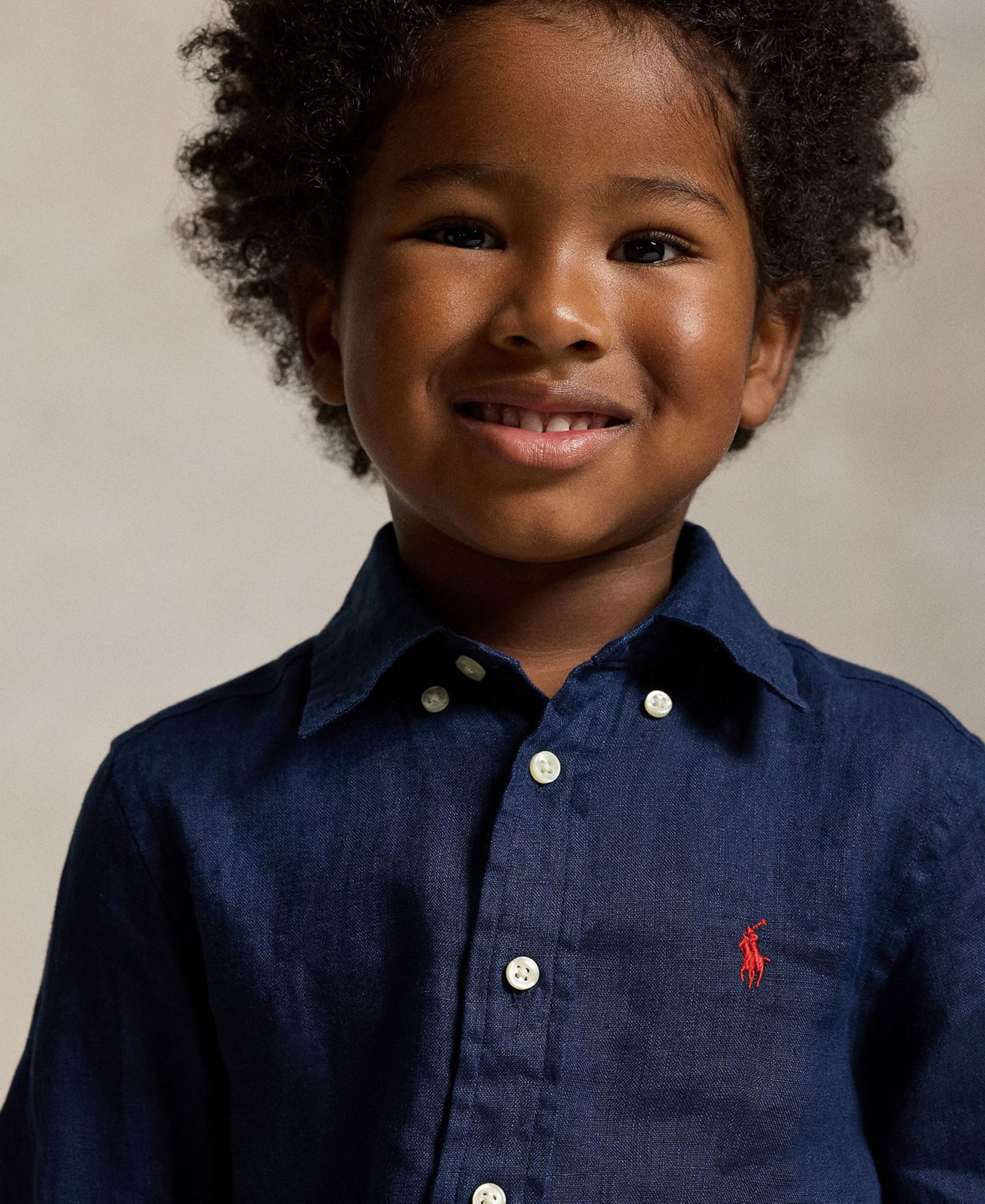 Рубашка Polo Ralph Lauren Linen Shirt для мальчиков, цвет: Розовый — фото 4