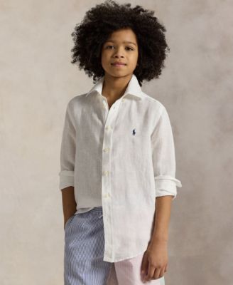 Boys 8-20 Linen Shirt