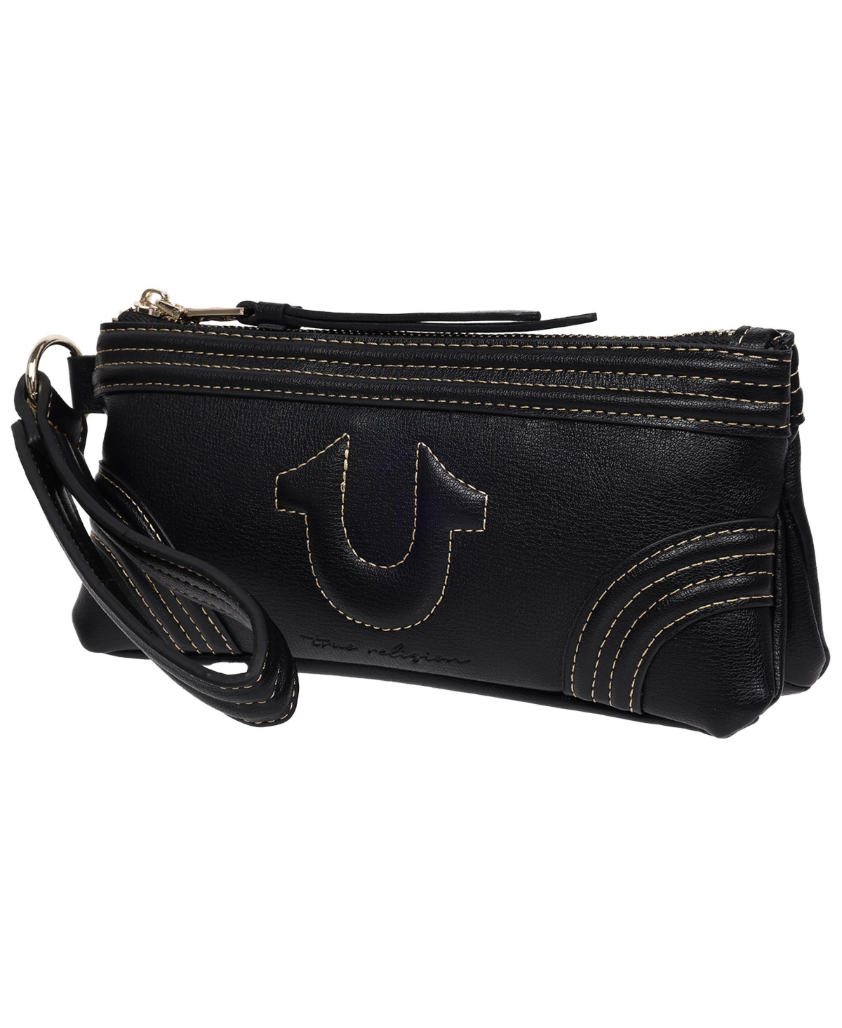 True Religion Bombe Horseshoe Wristlet Wallet
