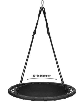 40" diameter Round Saucer Tree Swing - Sturdy, Durable & Easy to Assemble