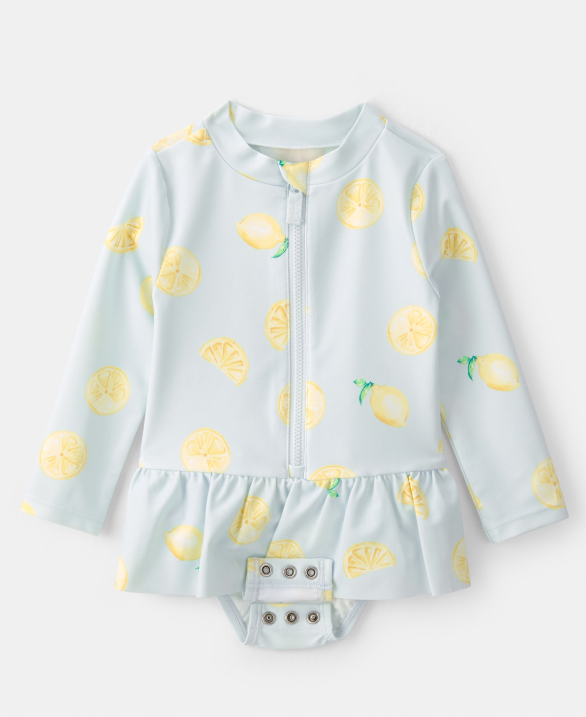 Carter's Baby Girls' One-Piece Lemon Rashguard Swimsuit