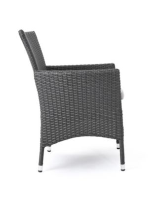 Set of 2 Malta Tubular Stainless Steel Dining Chairs Modern Linear Design Blended Style for Reception Lounge Living Area