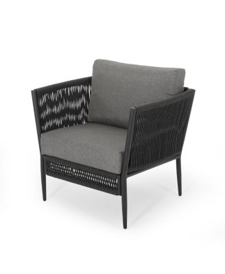 Outdoor Hanford Club Chair Dazzling Textures Exquisite Design Premium Patio Seating for Garden Backyard