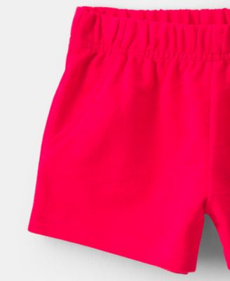Girls' Toddler 2T-5T Strawberry Printed Top and Shorts, 2-Piece Set