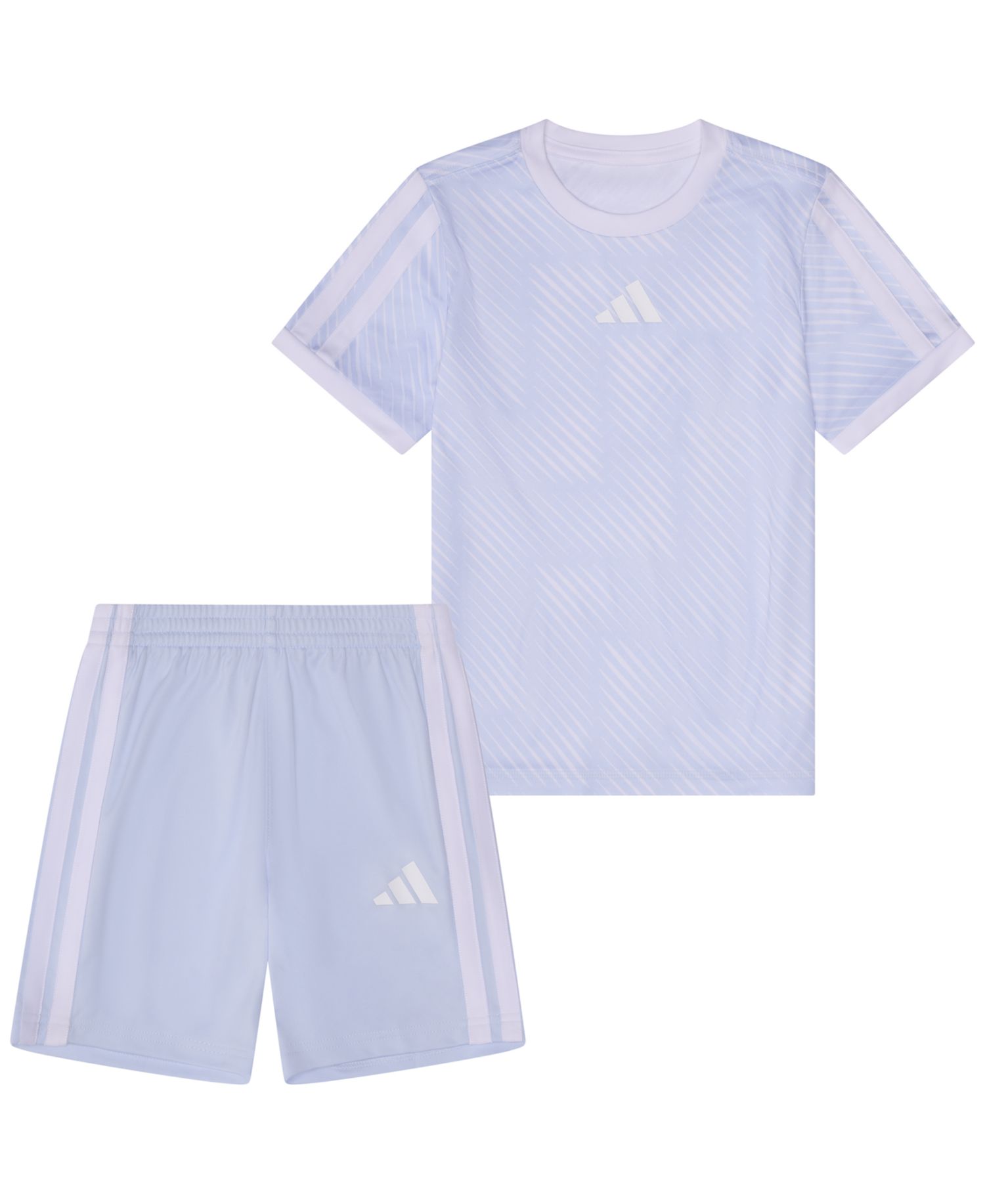 Baby Boys' Short-Sleeve Printed T-Shirt and Shorts, 2-Piece Set