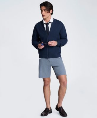 Men's Slim-Fit Bomber Sweater