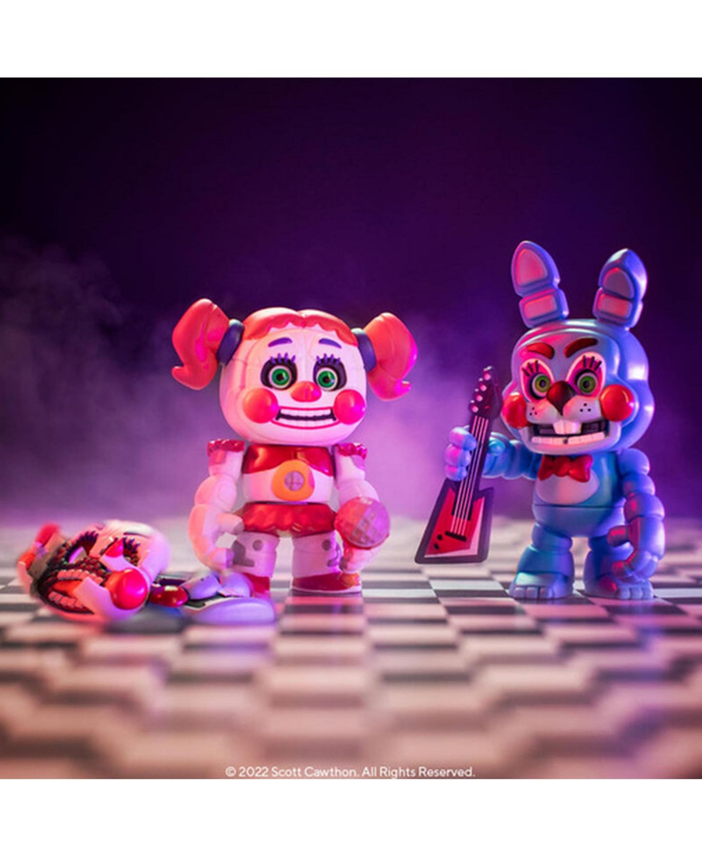 Детские фигурки Funko Five Nights at Freddy's Toy Bonnie and Baby Snaps! 2-Piece Set, Ages 8+ — фото 5