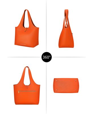 Business Handbag & 13.6" Laptop bag Victoria Hyde Strive Collection Orange