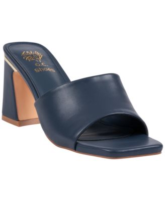 Women's Soho Square Toe Block Heel Dress Sandals