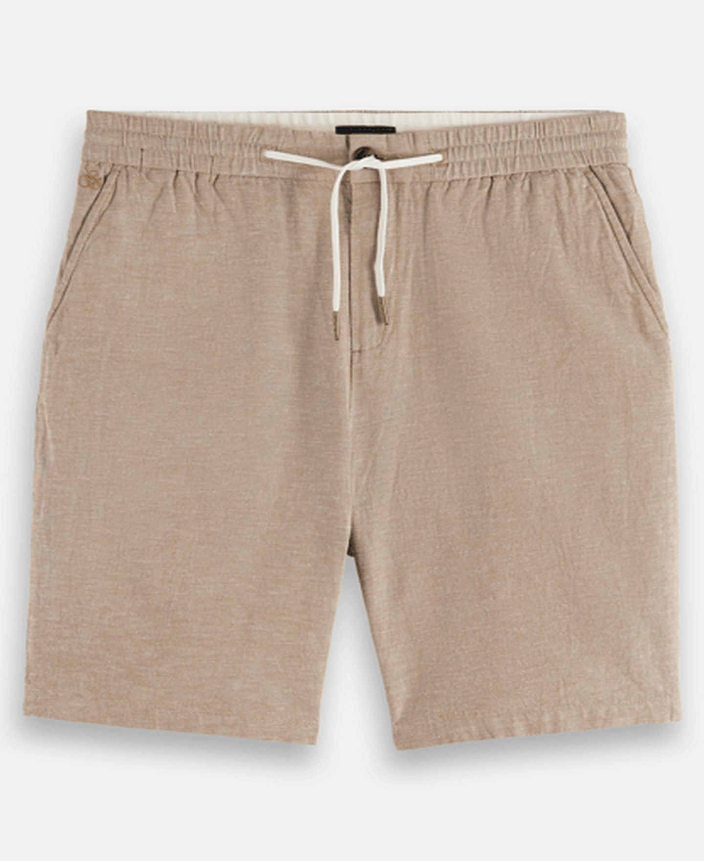 Мужские шорты SCOTCH & SODA Regular-Fit Linen-Blend, цвет: Amphora — фото 5