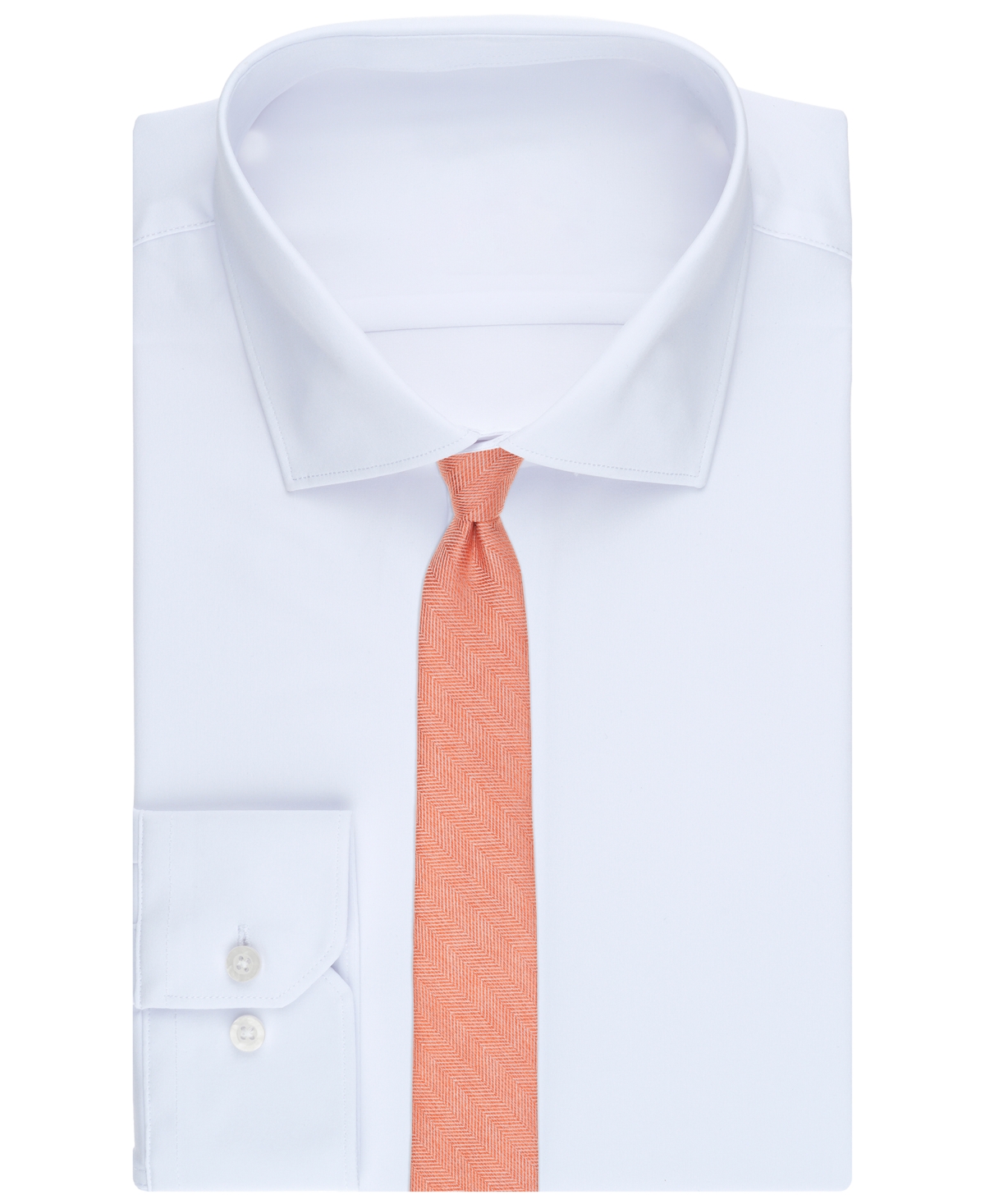 Bar Iii Men's Melange Chevron Solid Tie, Exclusively at Macy's