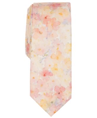 Men's Leon Floral Skinny Tie