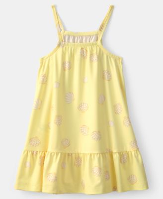 Girls' Toddler 2T-5T Shell Swim Dress