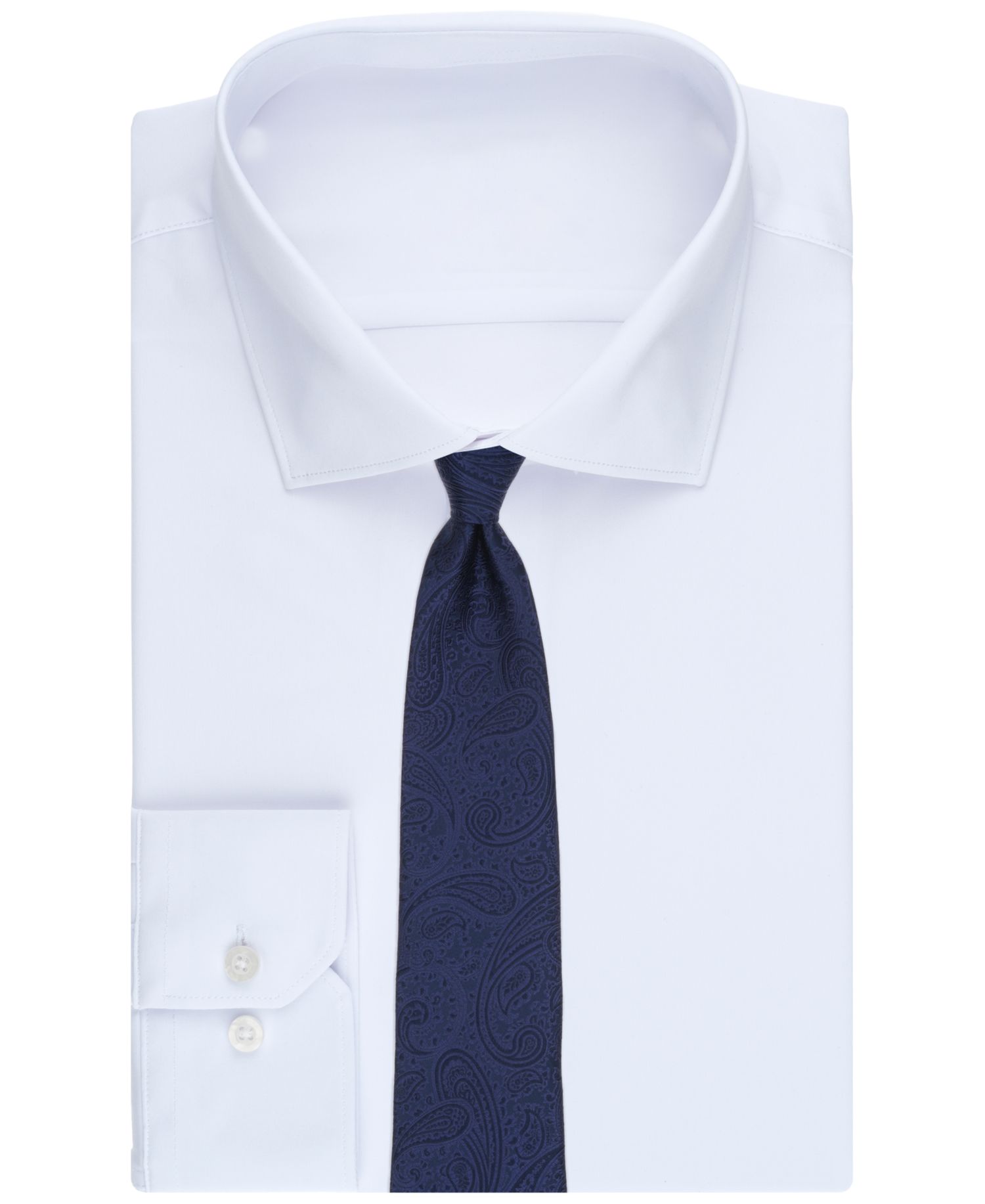 Brooks Brothers Men's Classic Satin Paisley Tie