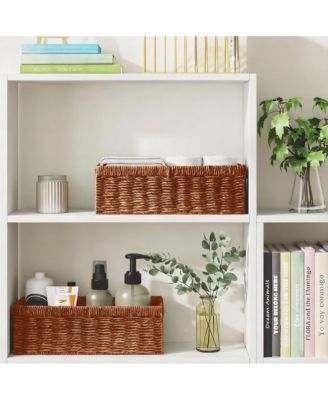 Handmade Paper Rope Baskets with Handles