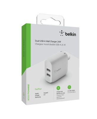 BoostCharge Dual USB-A Wall Charger 24W
