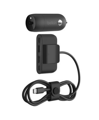 BoostCharge USB-C Car Charger with PPS 30W and 4 Port USB Power Extender