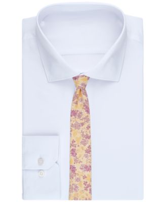 Men's Heron Floral Skinny Tie