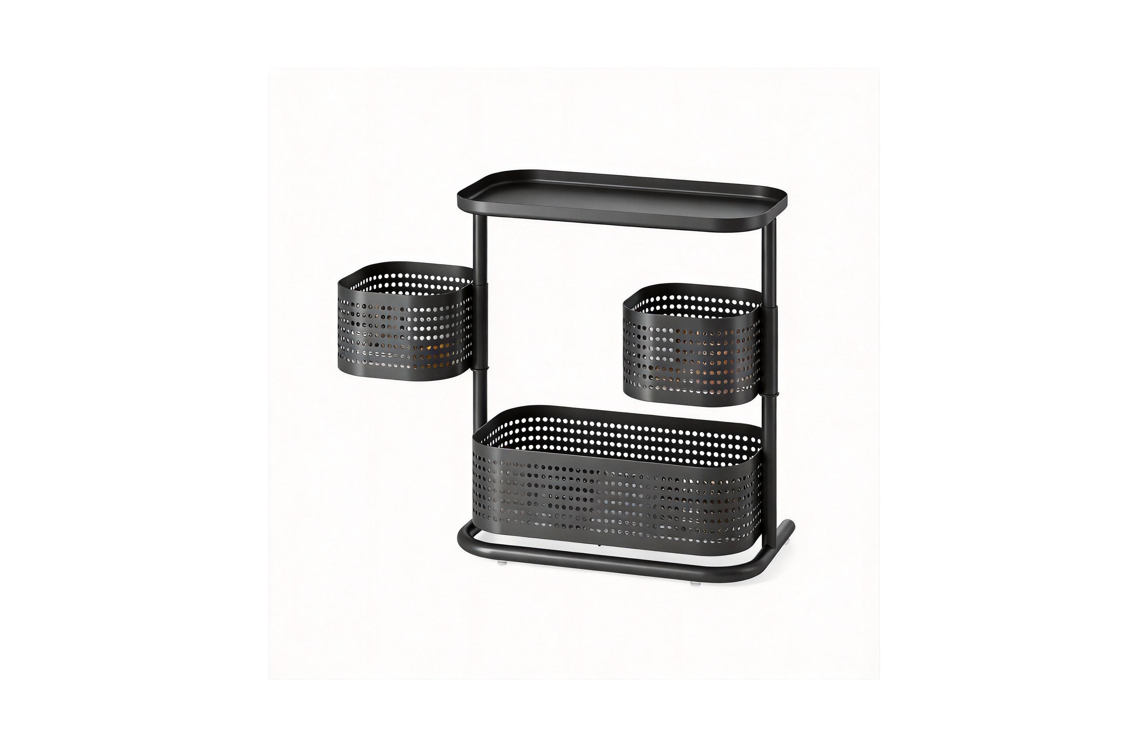 Yigii 360 Degree Rotating 3-Tier Organizer for Bathroom, Bedroom, Office