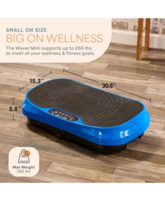 Waver Mini Vibration Plate Exercise Machine for Lymphatic Drainage – Compact Whole Body Vibrating Platform for Muscle Toning
