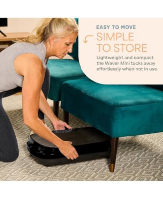 Waver Mini Vibration Plate Exercise Machine for Lymphatic Drainage – Compact Whole Body Vibrating Platform for Muscle Toning