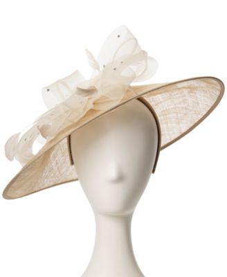 Sinamay Imitation Pearl Fascinator Hat