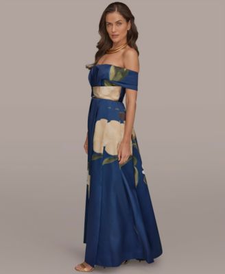 Women's Off-The-Shoulder Ball Gown Dress