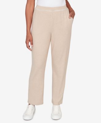 Petite Straight Leg Pull-On Pants