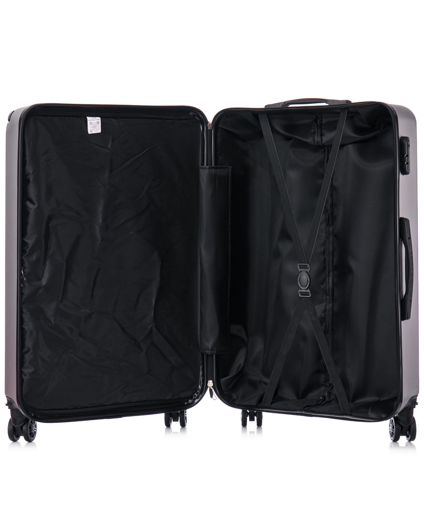 Чемоданы Tucci Italy Avenza 3-Pc. Hardside Luggage Set, цвет: Серый — фото 14