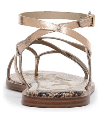 Women's Dakota Ankle Strap Strappy Flat Sandals