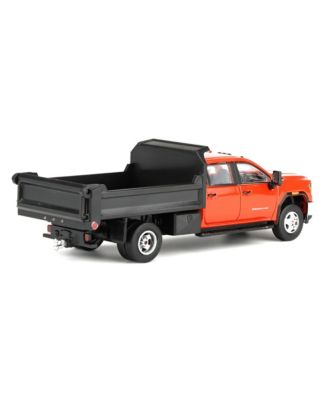1/64 2022 GMC Sierra 3500HD with Dump Bed Cardinal Red Diecast Exclusive 51563-B