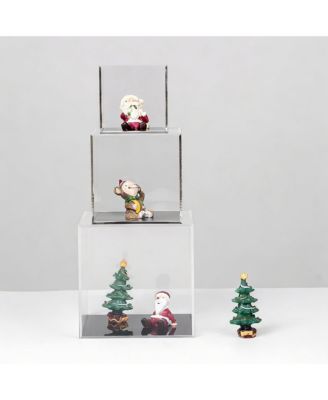 Clear Acrylic Display Box for Collectibles, Easy Assembly, Multi-functional Storage