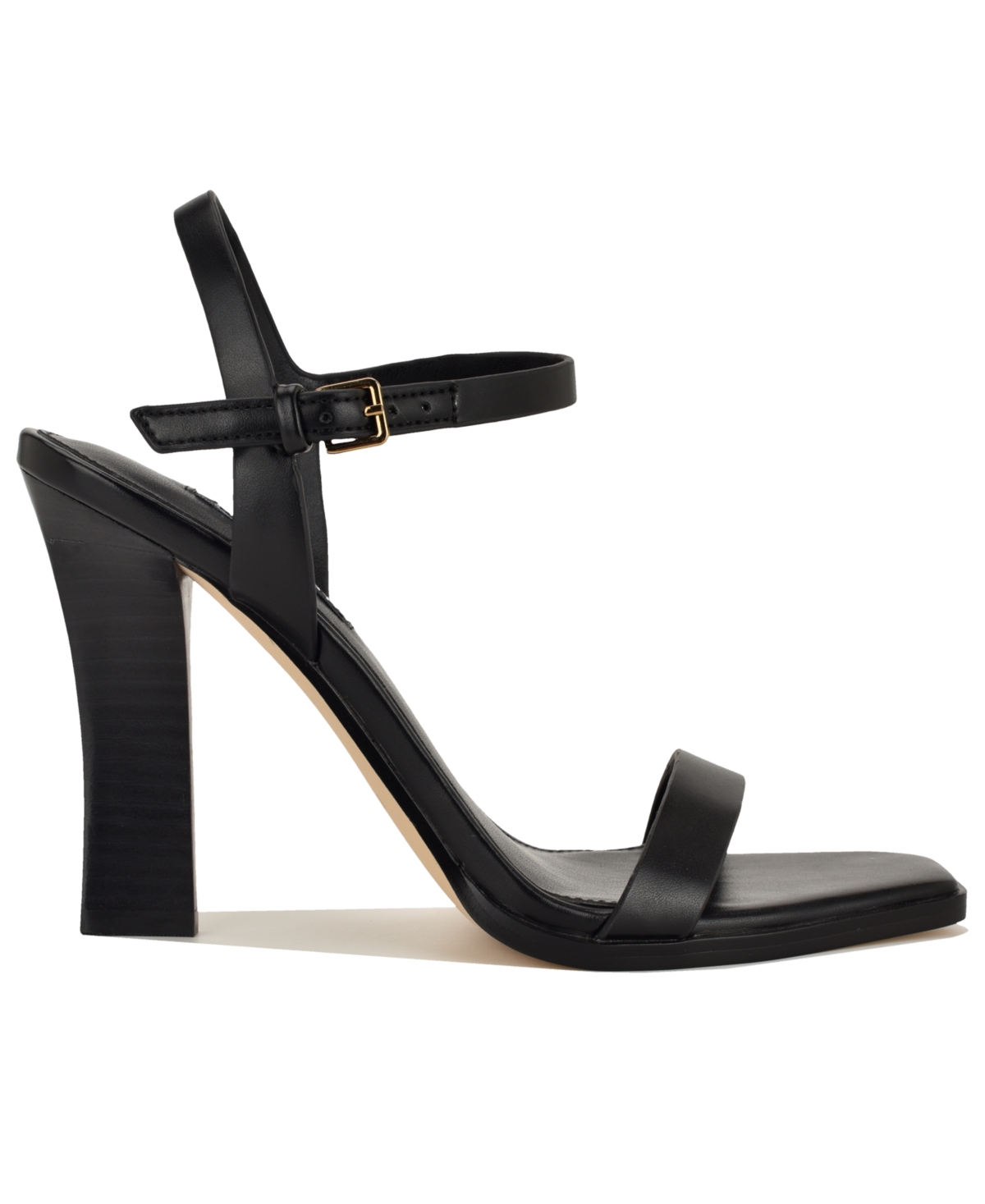 Nine West Women's Joany Square Toe Block Heel Dress Sandals