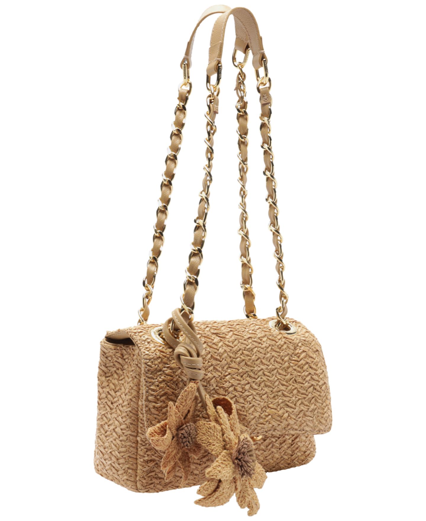 Женская сумка Arezzo Cali Small Crochet Turn-Lock Crossbody, цвет: Verano — фото 3