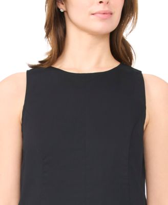 Women's Keyhole Sleeveless Shift Dress