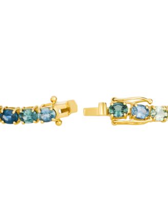 Montana Sapphire (13-3/5 ct. t.w.) Bracelet in 14k Honey Gold