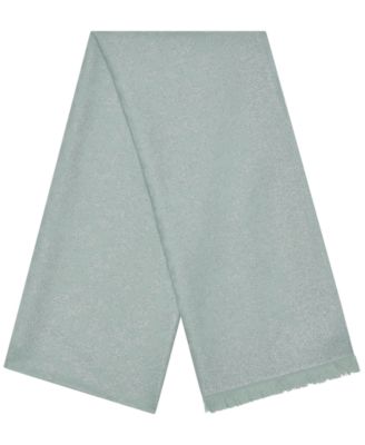 Metallic Daisy Pattern Scarf