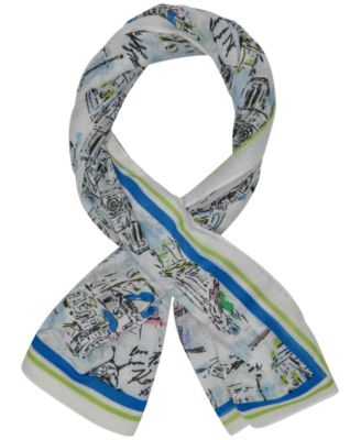 April In Paris Square Scarf