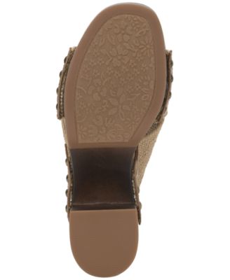 Women's Casyna Criss-Cross Wood Platform Sandals