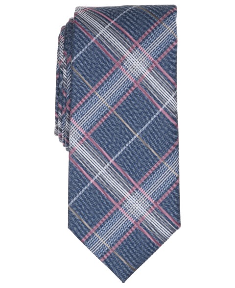 Мужские Perry Ellis Men's Legera Plaid Tie