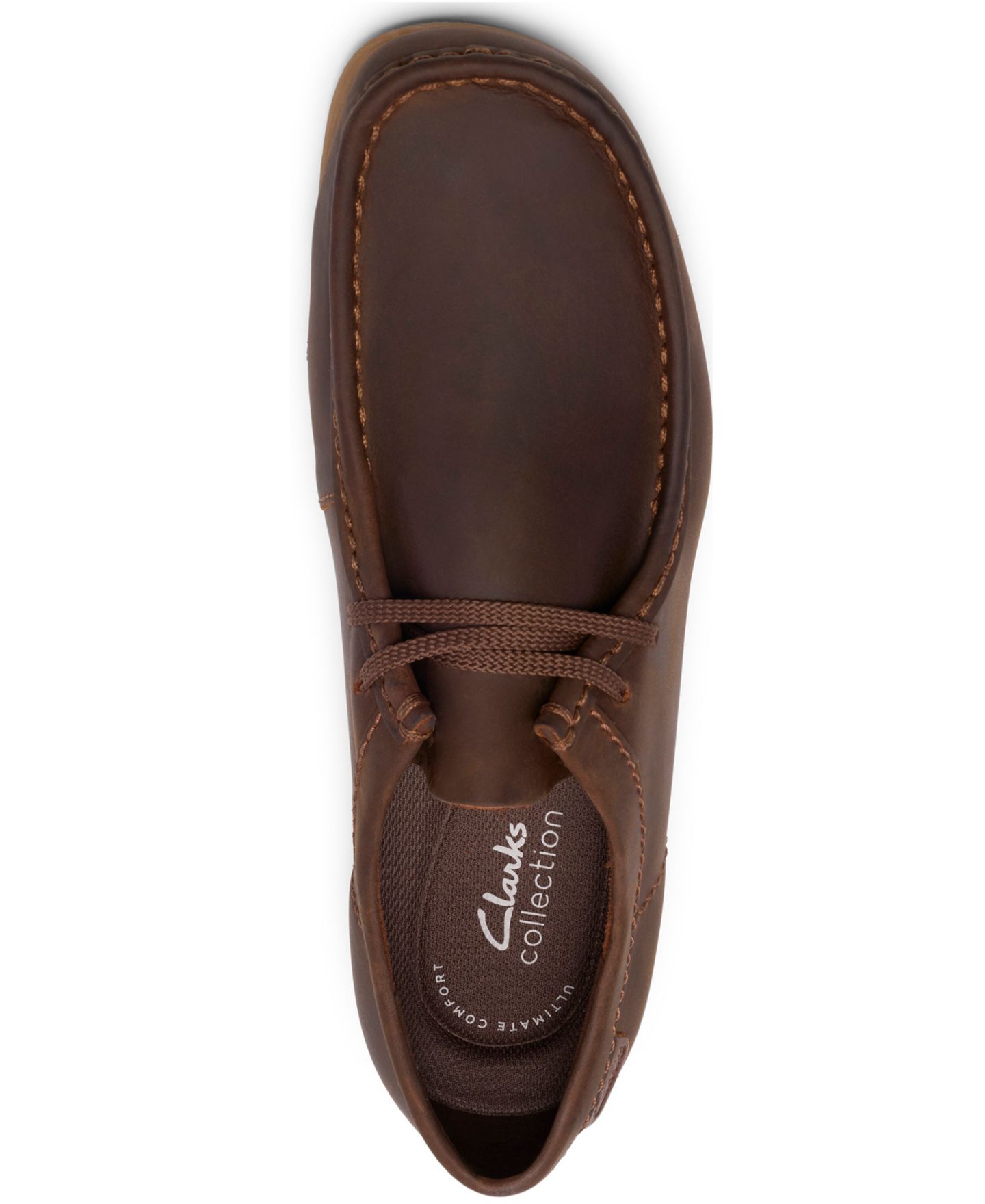 Мужские туфли Clarks Wallaston Low Lace-Up, цвет: Кожаный — фото 4