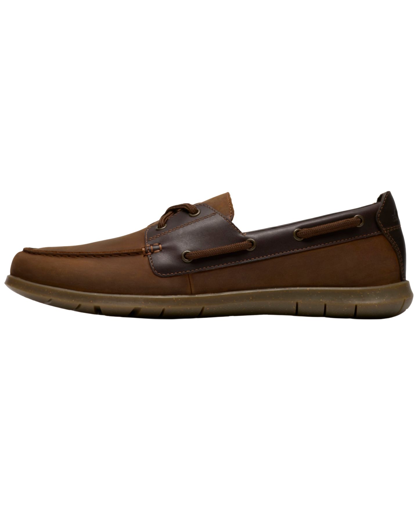 Мужские туфли Clarks Flexway 2Eye Lace-Up, цвет: Коричневый нубуковый — фото 6