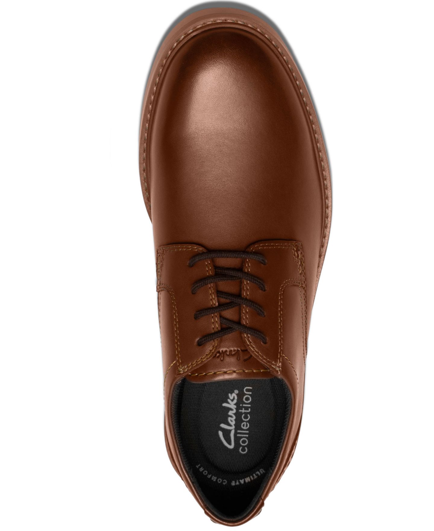 Мужские туфли Clarks Radcliff Lace-Up Low, цвет: Чёрный — фото 11