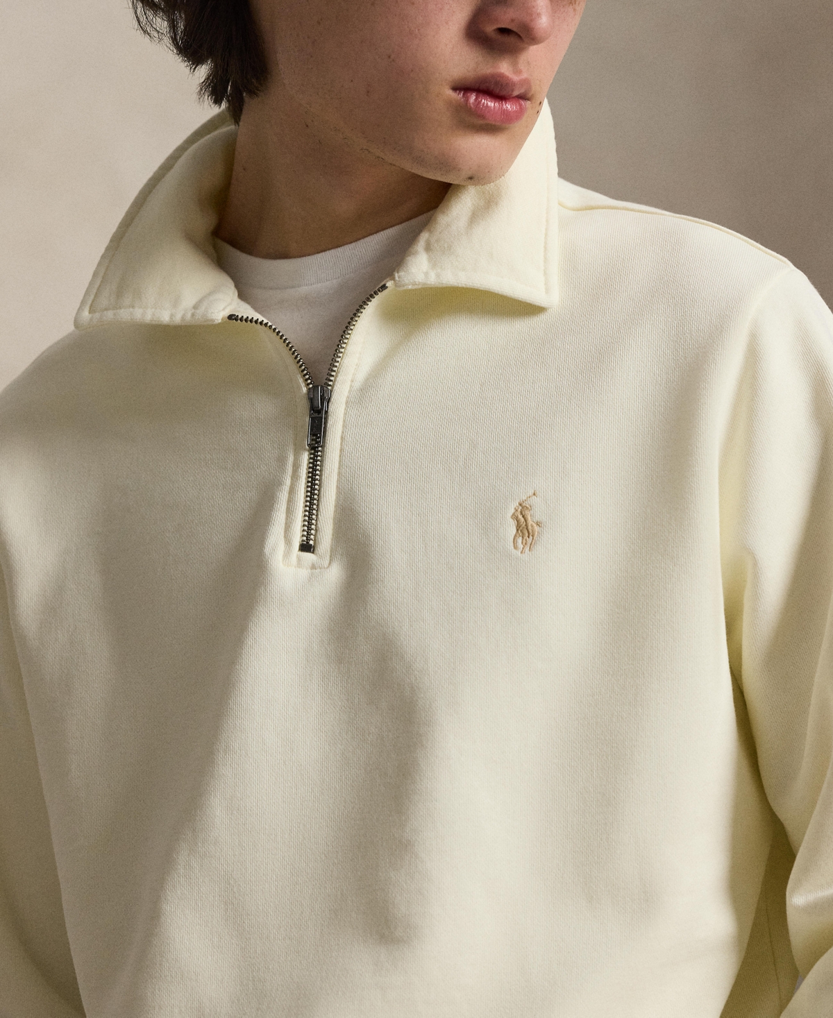 Polo Ralph Lauren Men's Loopback Quarter-Zip Sweatshirt