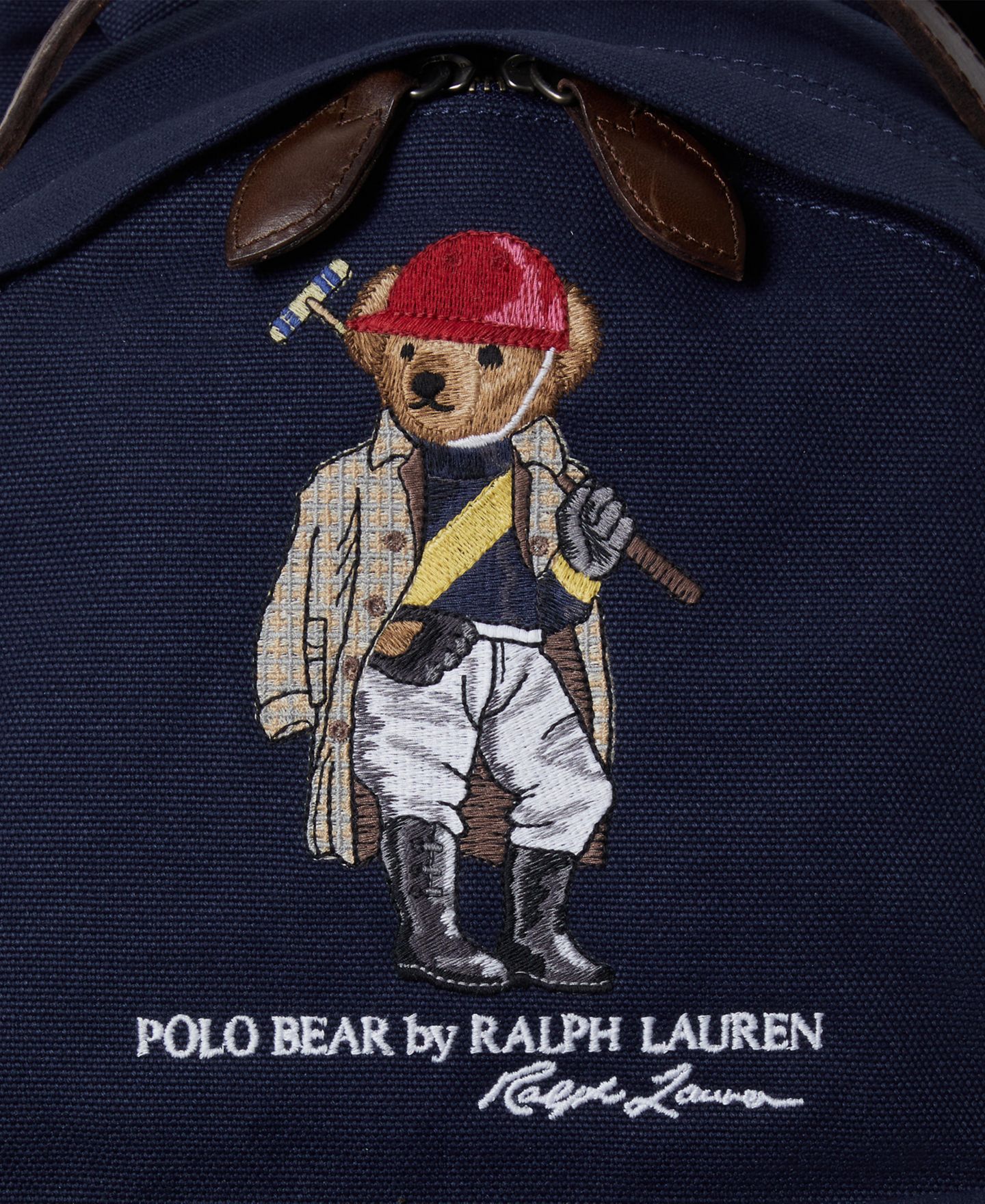Рюкзак Polo Ralph Lauren Polo Bear Canvas, цвет: Тёмно-синий — фото 6