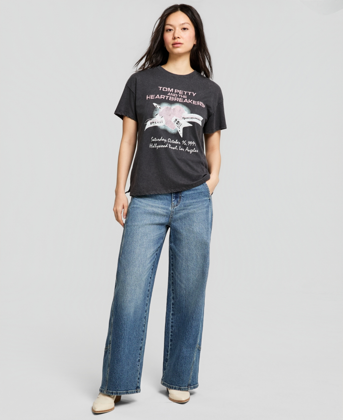 And Now This Women's Tom Petty Hollywood Bowl Graphic T-Shirt, Macy's Exclusive