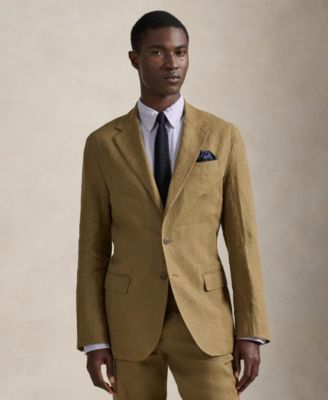 Men's Polo Soft Modern Linen Suit Jacket